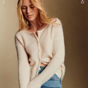 Sezane Gaspard Cardigan Ecru - Size M